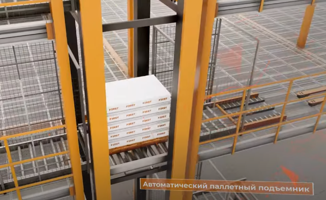 Конвейер для склада автоматизация